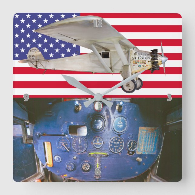 HORLOGE CARRÉE ESPRIT DE ST. LOUIS (Recto)