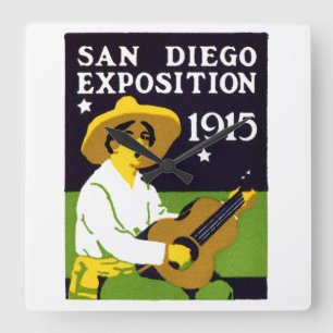 Horloge Carrée Exposition 1915 de San Diego