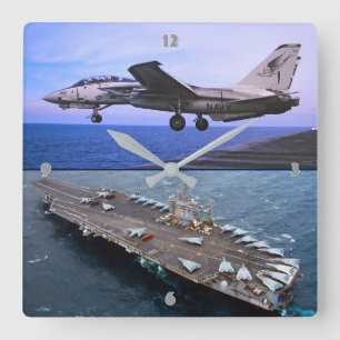 HORLOGE CARRÉE F-14 TOMCAT