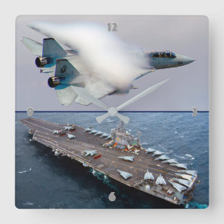 HORLOGE CARRÉE F-14 TOMCAT