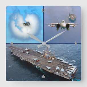 HORLOGE CARRÉE F-14 TOMCAT