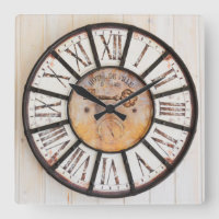 FACE vintage DE L'HORLOGE | chiffres romains