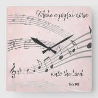 Faites un joyeux bruit Bible Verse