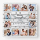 Famille Tout Citer Photo Collage Blanc