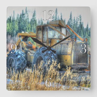 Horloge Carrée Farm Machinery