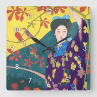 Femme dans le jardin des fleurs, Goyō Hashiguchi