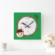 Festif Snowman Green Christmas