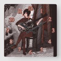 Fille avec guitare