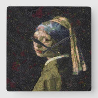 Fille Avec Une Fraise Élevant Beau Art Spoof