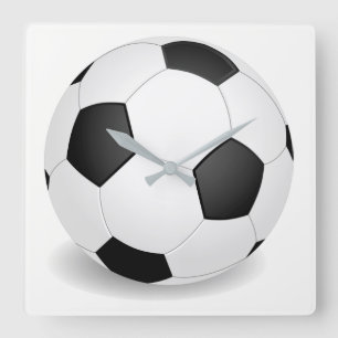 Horloge Carrée Football