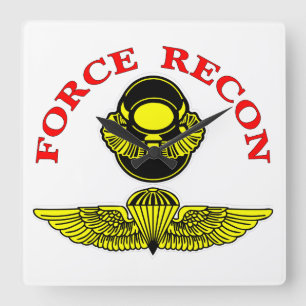 Horloge Carrée Force Recon Bubblehead Jumpwings