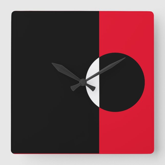 Horloge Carrée Formes d'art (Recto)