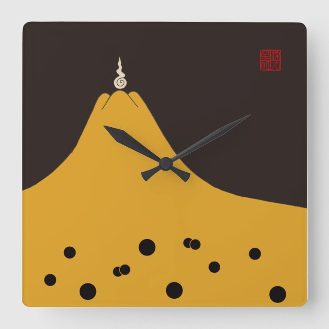 Horloge Carrée Fujigoshinkamonkurokirasya-Jinbaori (Recto)