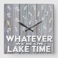 Funny Rustic Wood Lake