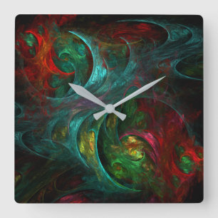 Horloge Carrée Genesis Nova Abstract