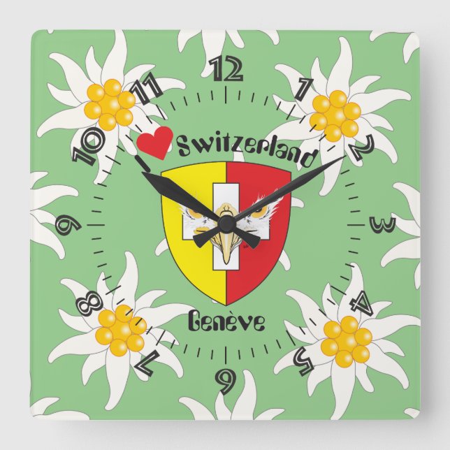 Horloge Carrée Genève / Genève Suisse (Recto)