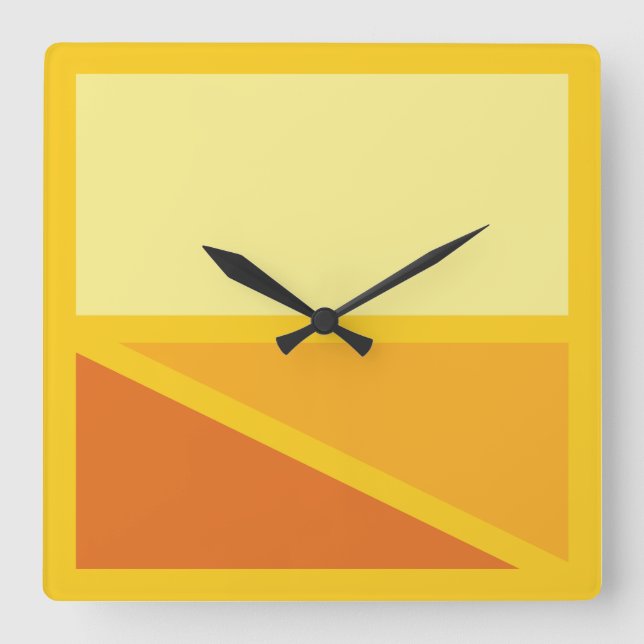 Horloge Carrée Geometria de Geomesky by Masanser Pixelat (Recto)