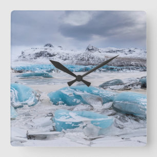 Horloge Carrée Glacier Ice paysage, Islande