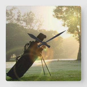 Horloge Carrée Golf Wall Clock