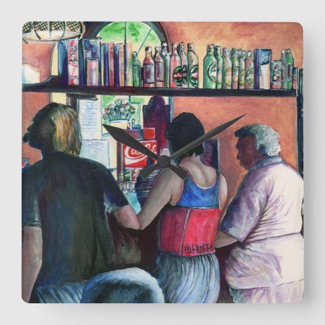 Horloge Carrée Golfe Bufe, Budapest (Recto)