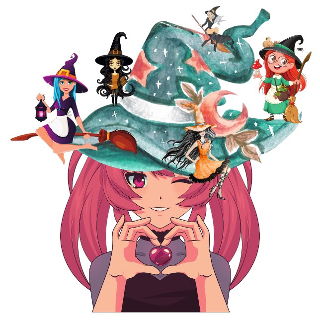 Horloge Carrée Gothique Darlings (With a single glance, she could unravel the threads of your heart, weaving a tapestry of longing.)