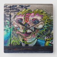Graffiti Crazy Type Horror Skull