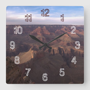 Horloge Carrée Grand Canyon