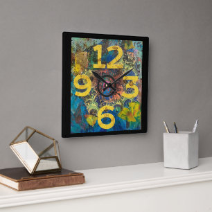 Horloge Carrée Grand nombre
