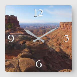 Horloge Carrée Grand View Point dans le parc national de Canyonla