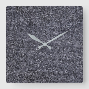 Horloge Carrée Granite Stone Pattern