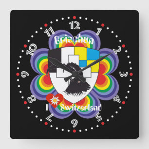 Horloge Carrée Grischun Grigioni Schweiz Svizra