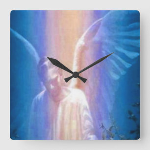Horloge Carrée Guardian Angel clock