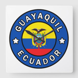 Horloge Carrée Guayaquil Equateur