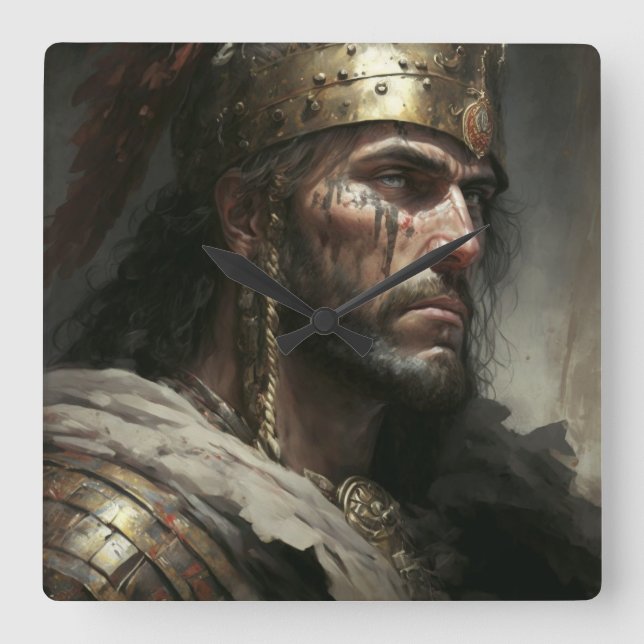 Horloge Carrée Guerre lointaine (Recto)