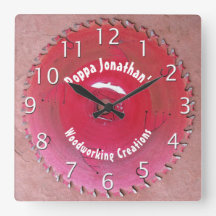 Handyman Boiserie personnalisée Lame de scie rouge