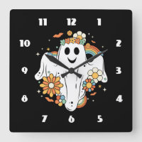 Happy Ghost Retro Hippie Vibe