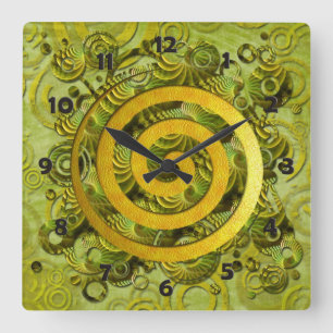 Horloge Carrée Healing Power