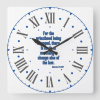 Hébreux 7:12 KJV Bible Verse Numéros romains II