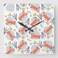 Homard à l'aquarelle Crustacés Dollars de plage de