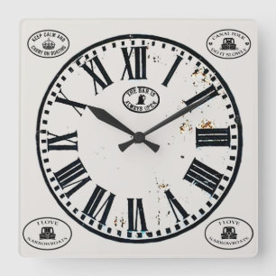 Horloge Carrée Horodateur de canal 1