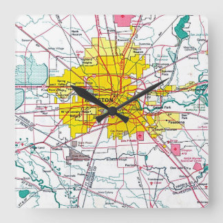 Horloge Carrée Houston