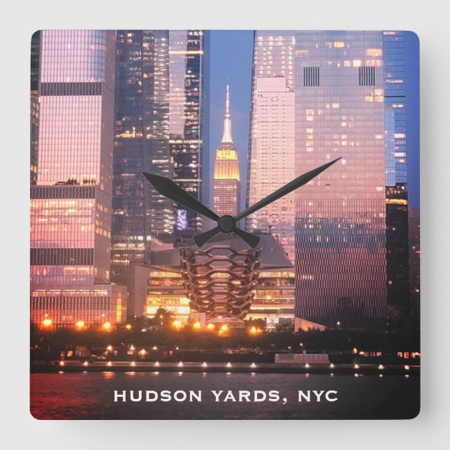 Horloge Carrée Hudson Yards (navire) Empire State Building, New Y (Recto)