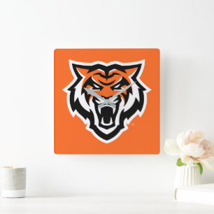 Horloge Carrée Idaho State University Bengals Spirit Design