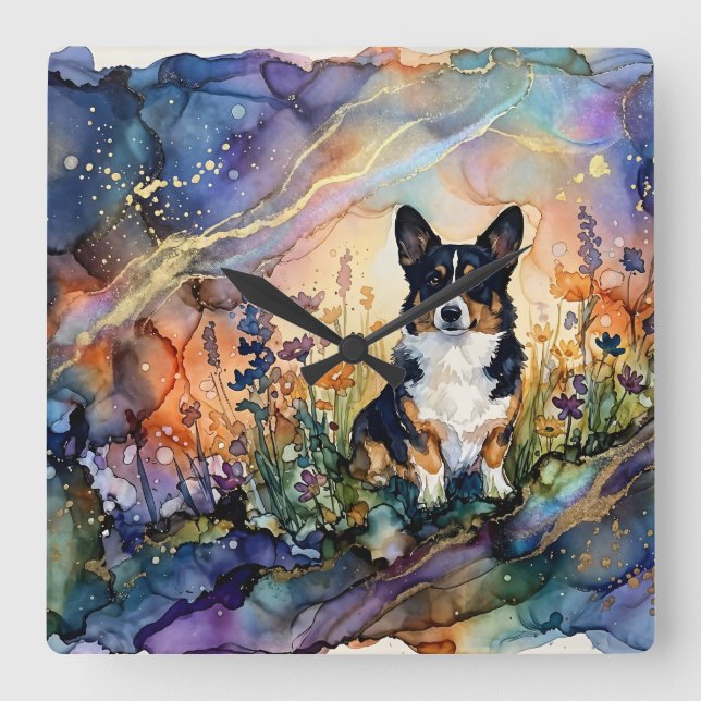 Horloge Carrée In the Evening (Recto)