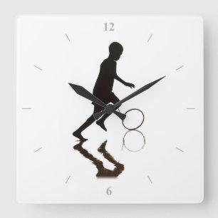 Horloge Carrée Insouciant