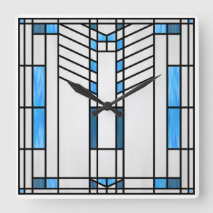 Horloge Carrée Interprétation du style scolaire des Prairies no 