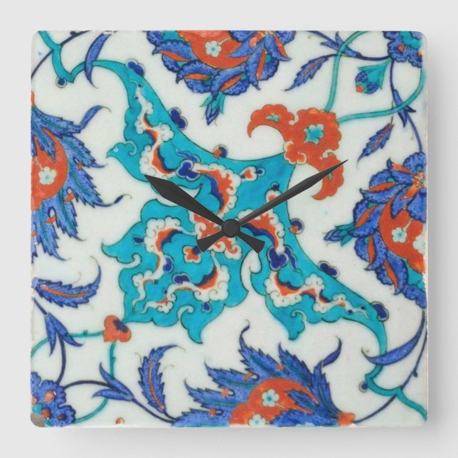 Horloge Carrée iznik (Recto)