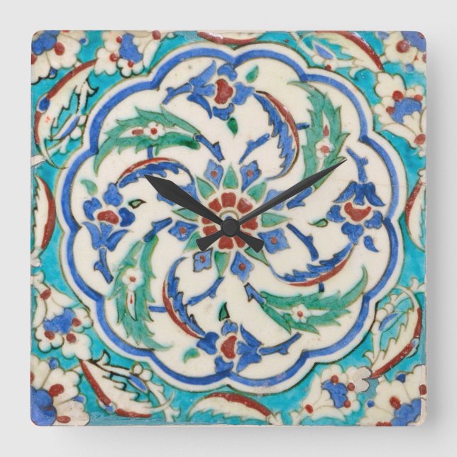 Horloge Carrée iznik (Recto)