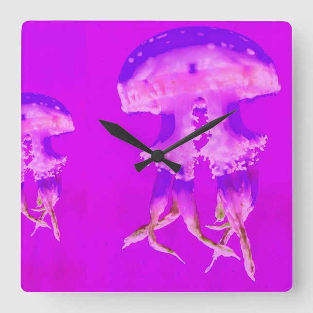 HORLOGE CARRÉE JELLYFISH 5 (Recto)