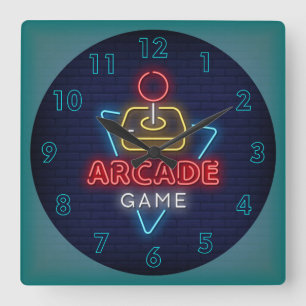 Horloge Carrée Jeu d'arcade classique très amusant avec Joystick